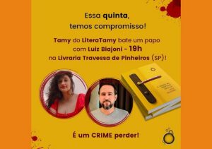 Luiz Biajoni e Tamy na Liv da Travessa esta 5a