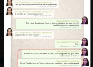 Mulher de Cid. Bolsonaro pediu a caminhoneiros invadir Brasília