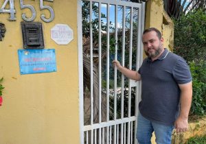 Lucas Leoncine solicita reforço na segurança do antigo prédio utilizado pelo Lar Batista