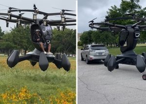 Carro drone promete treino de apenas 1h