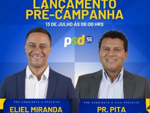 Eliel lança pré campanha dia 13 e adianta vice