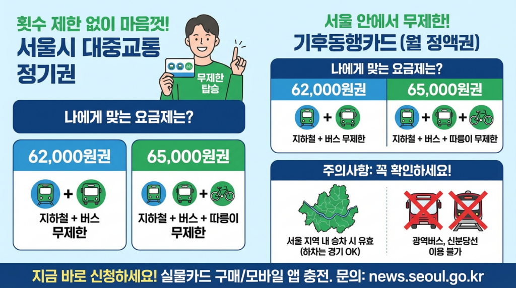 서울·경기 출퇴근러 필독! 교통비 최대 53% 환급받는 방법 (K-패스 vs 기후동행카드 vs The 경기패스)