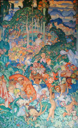 Sir Frank Brangwyn British Empire Panels, Canada, 609 x 396, 1926-1930, Glynn Vivian Art Gallery, Swansea