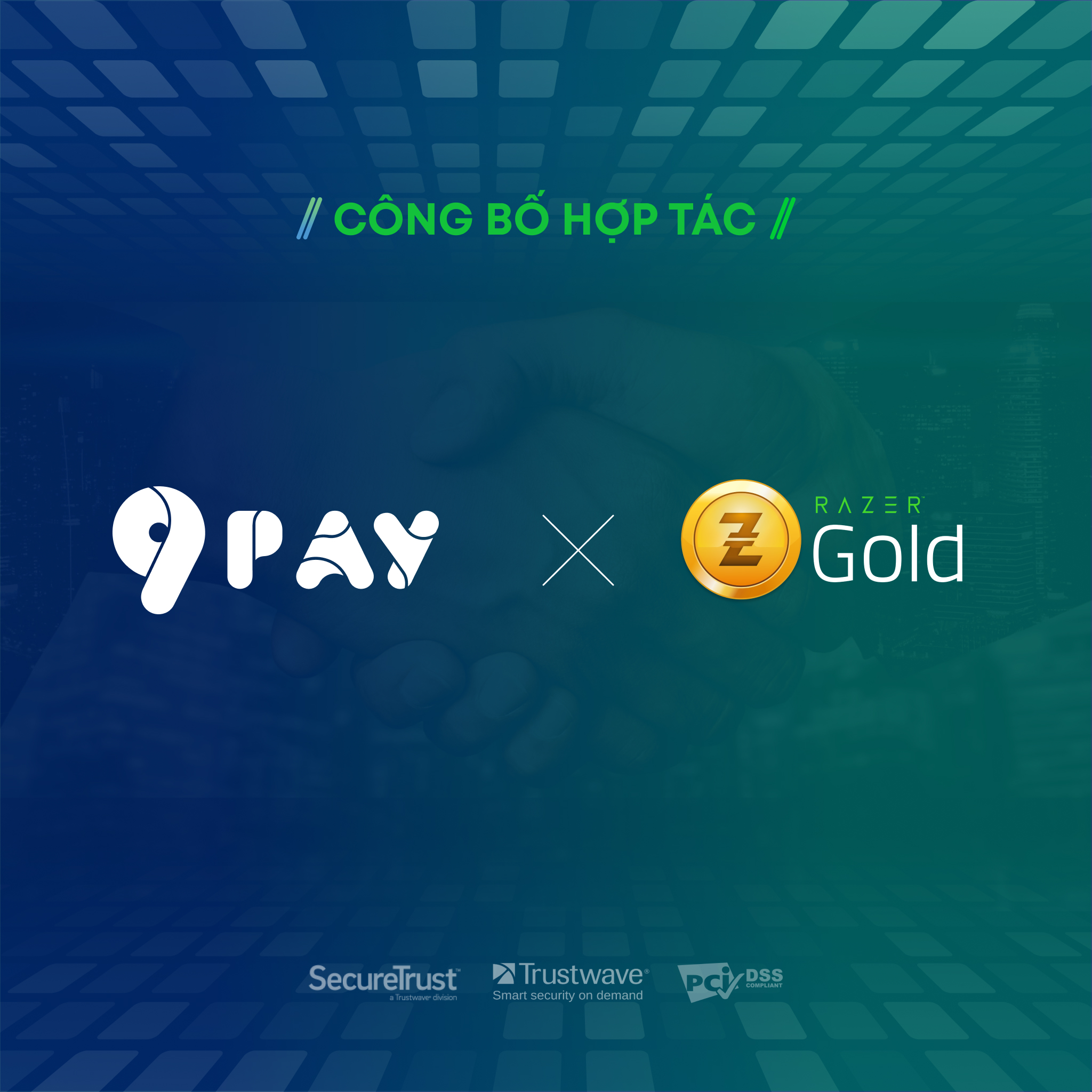 Hợp tác chiến lược 9PAY & RAZER GOLD