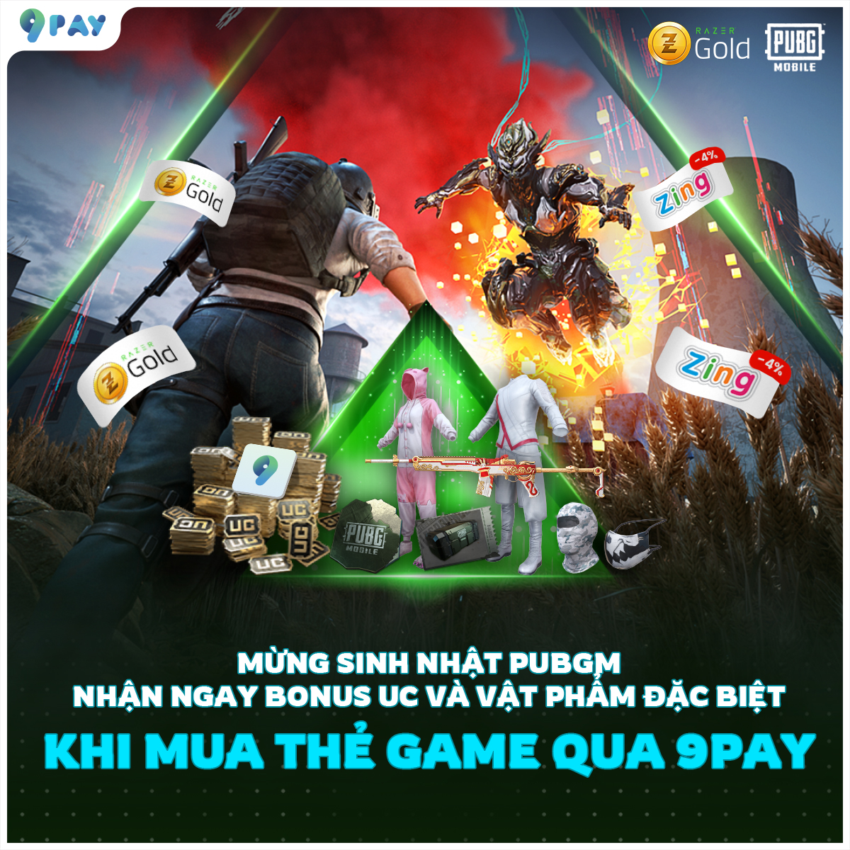 PUBG MOBILE tròn 4 tuổi nhận loạt bánh sinh nhật cực đẹp theo phong cách game thủ