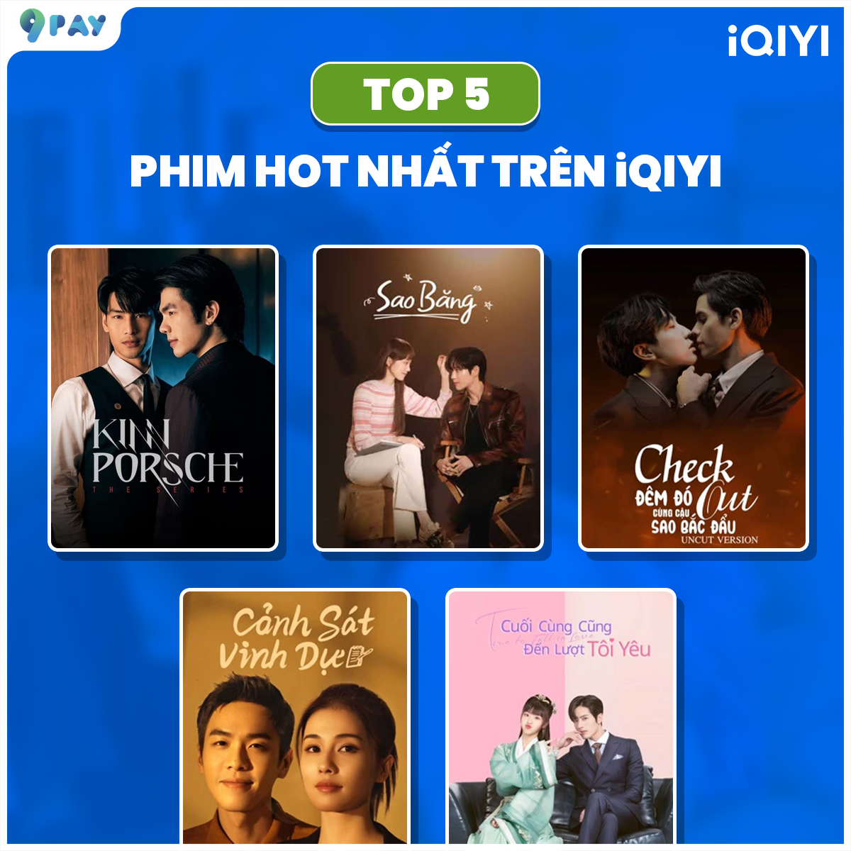 Top 5 phim ngôn tình và đam mỹ hot nhất trên iQIYI (Update 2022)