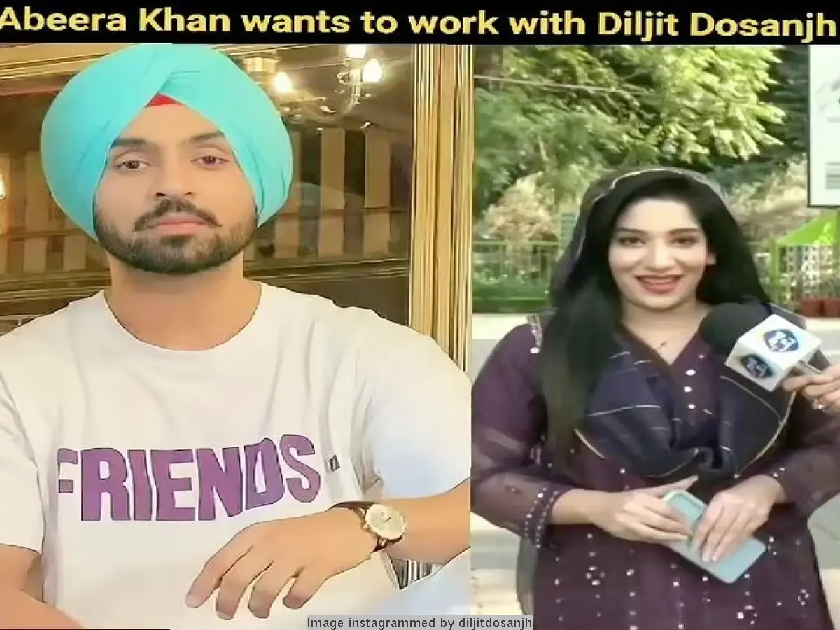 Diljit Dosanjh to Work Together with Pakistani Actress Abeera Khan in a  Project?