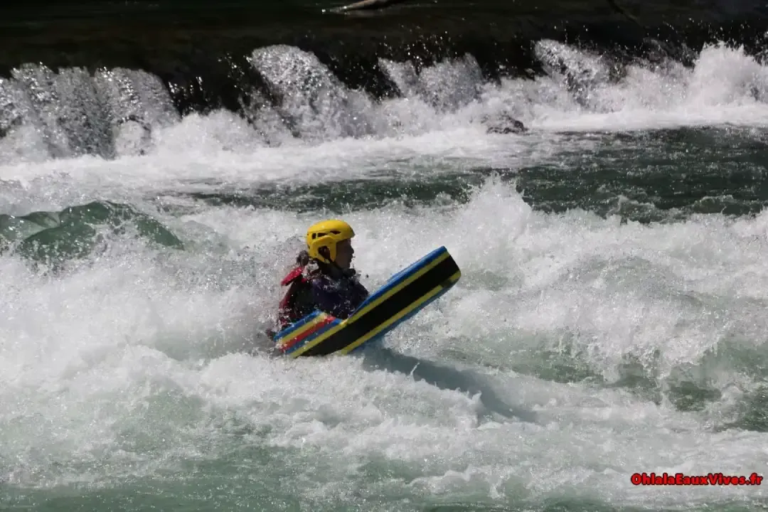 Hydrospeed sur le Gave de Pau, près de Lourdes