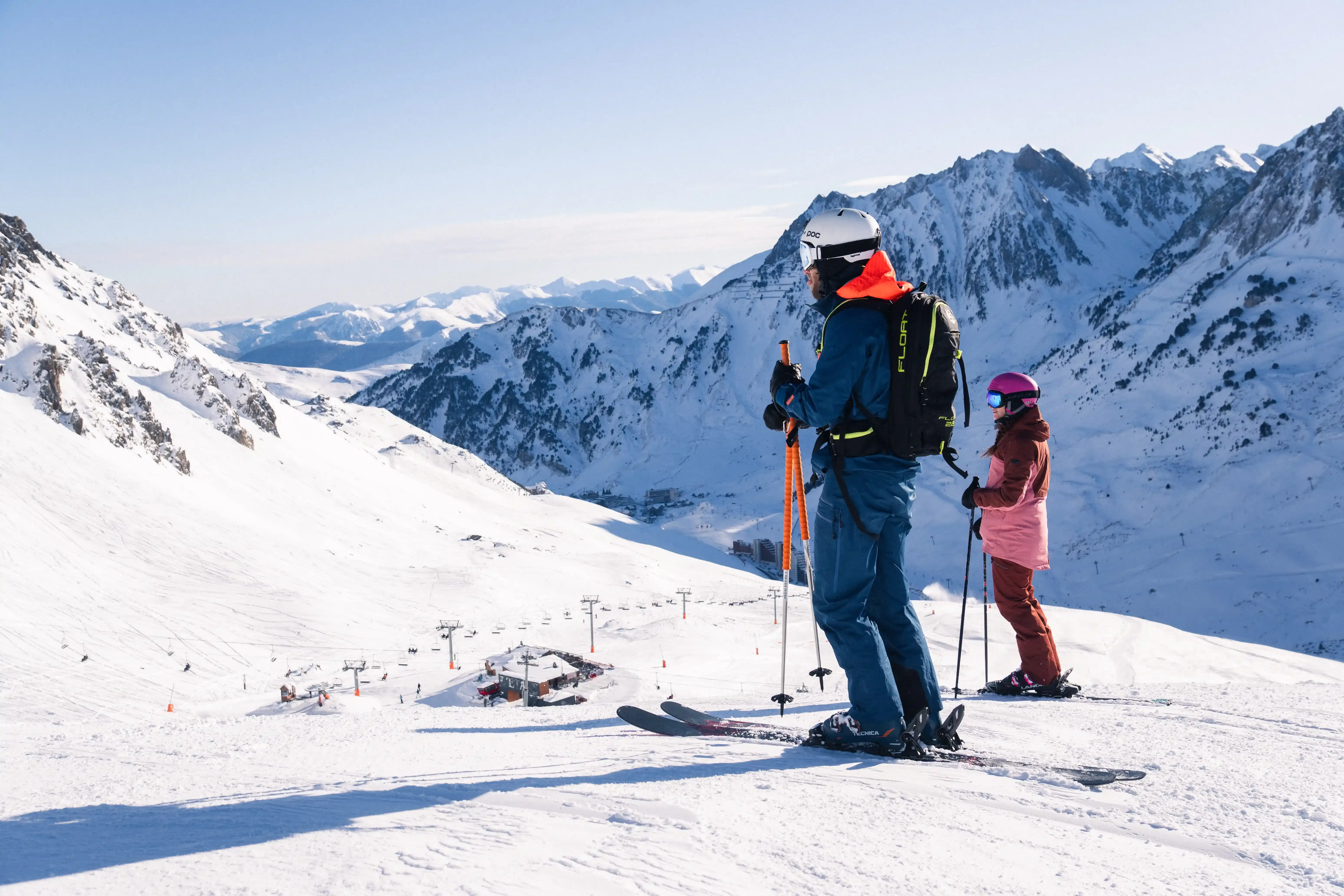 SKieurs au Grand Tourmalet