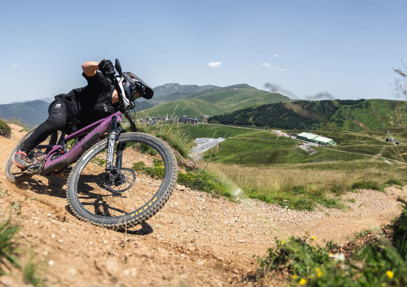 Bike Park Peyragudes - Virage serré