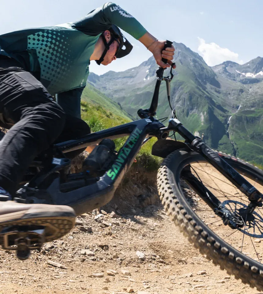 Bike Park Peyragudes Loudenvielle - Virage relevé