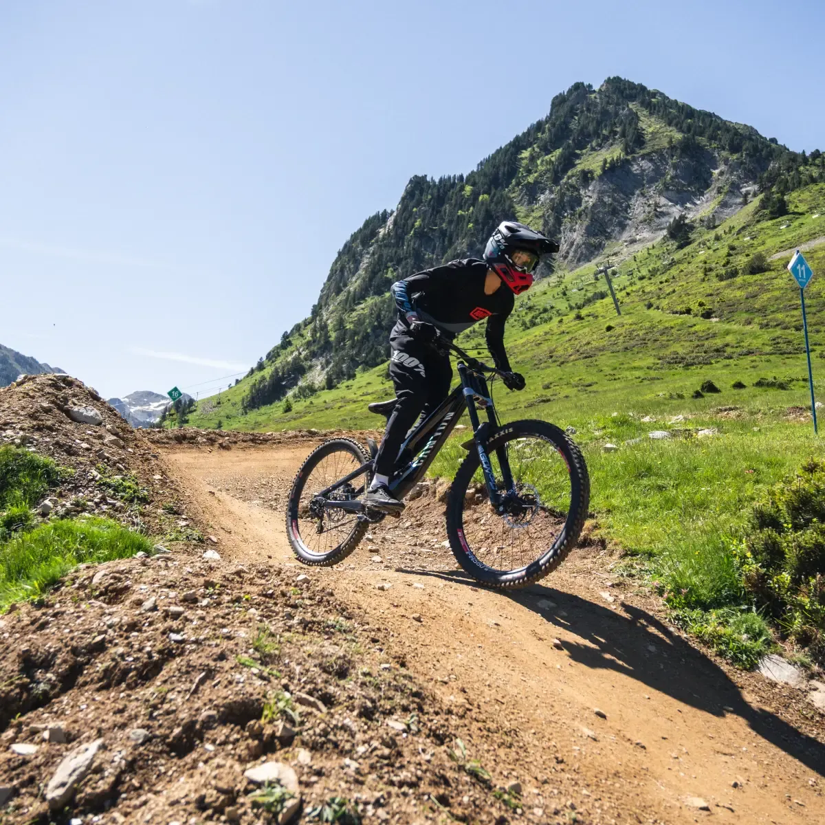 Bike Park Grand Tourmalet Barèges - Enroulage de bosse