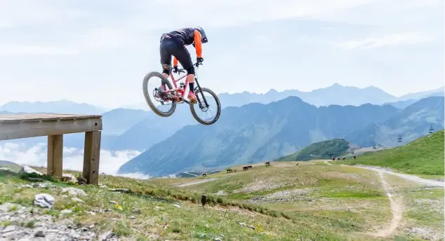 Vttiste au bikepark de Cauterets