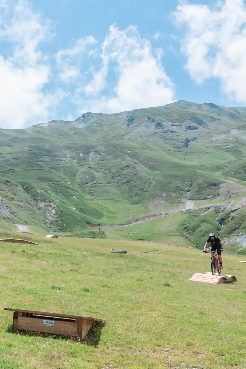 Module sur le bikepark de Cauterets