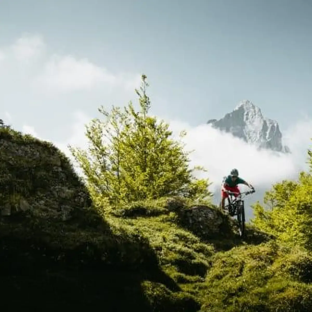 Bike Park Gourette - Vue sur les montagnes