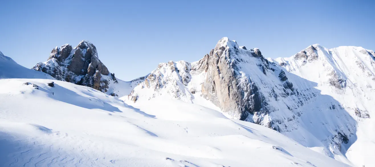 Gourette, haut du domaine skiable