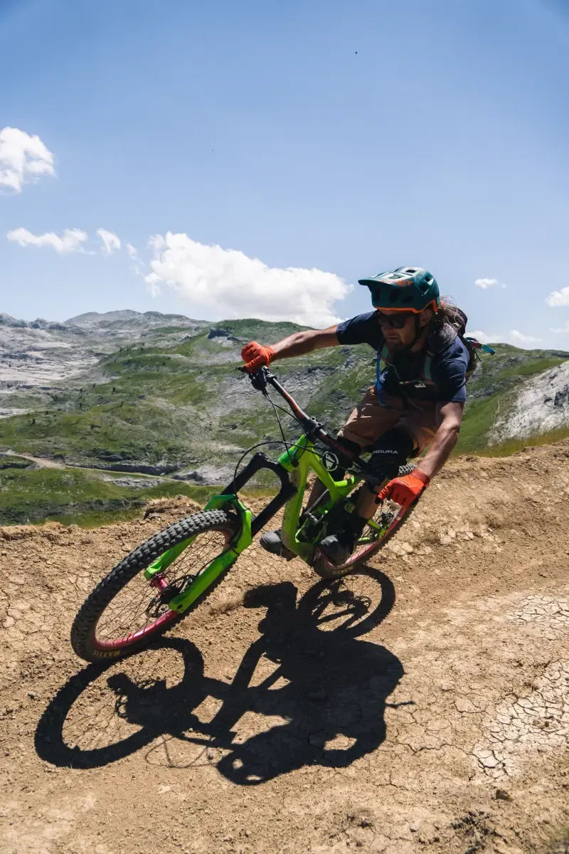 Bike Park La Pierre Saint Martin - Virage relevé pif paf