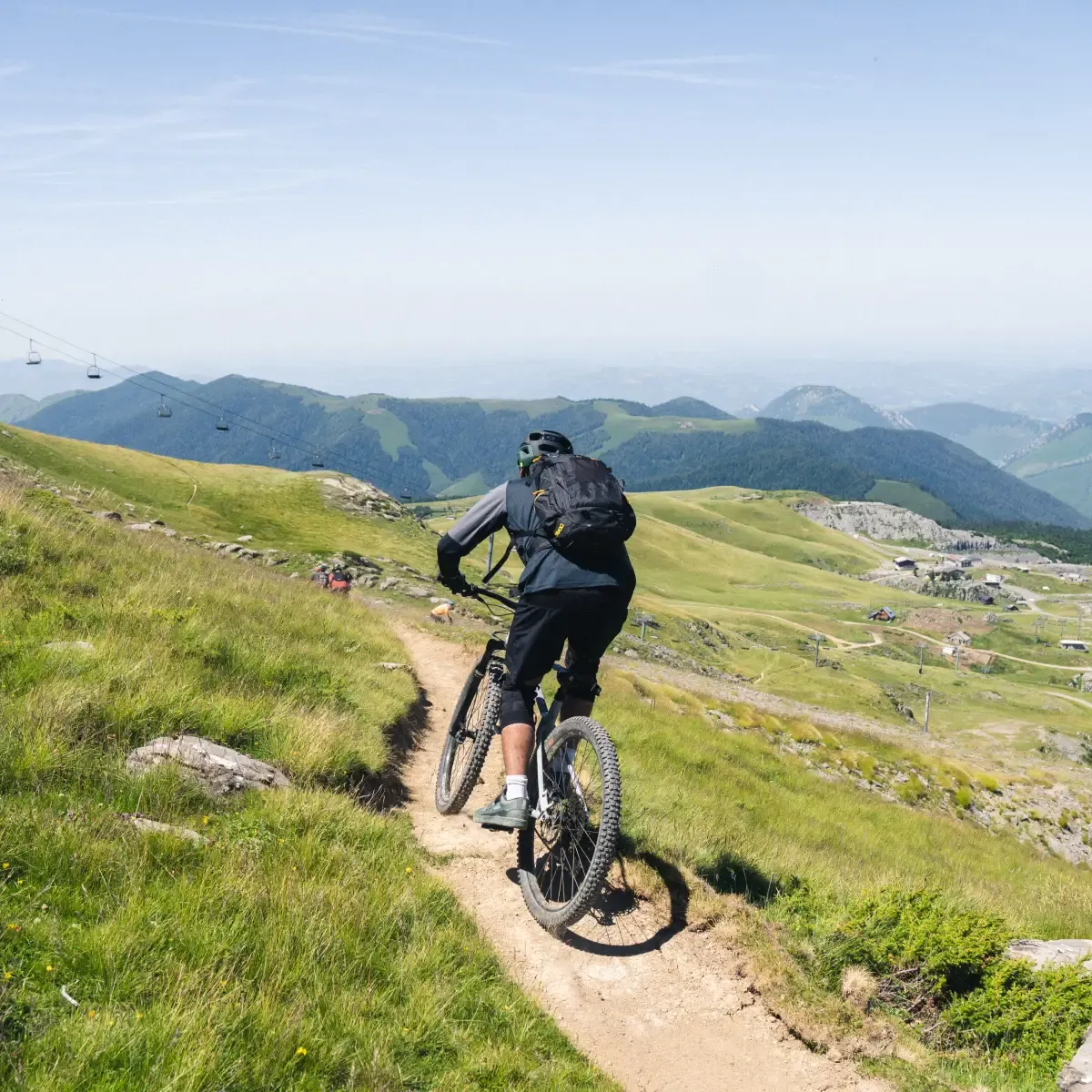Bike Park La Pierre Saint Martin - Piste en dévers