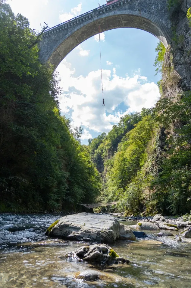 Napoleon Bridge in summer