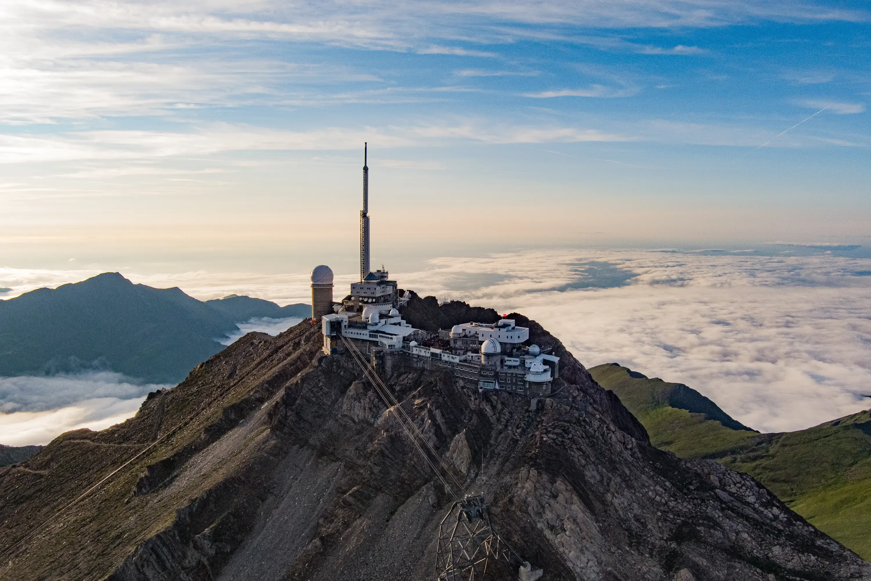 mer de nuage au pic du midi