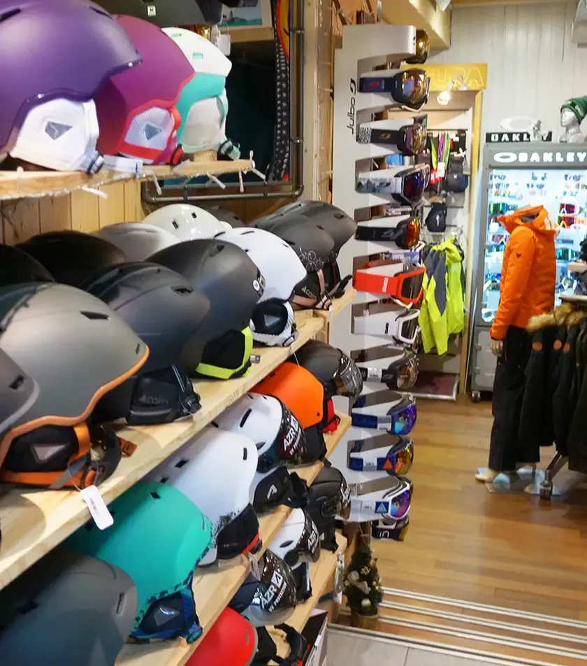 Boutique de matériel de ski