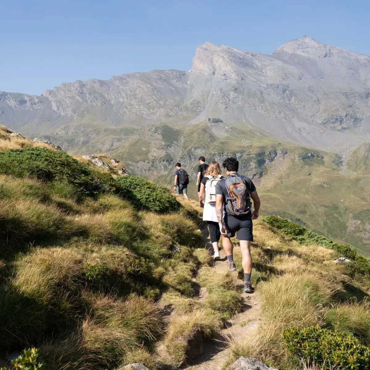 Randonnée de groupe Piau