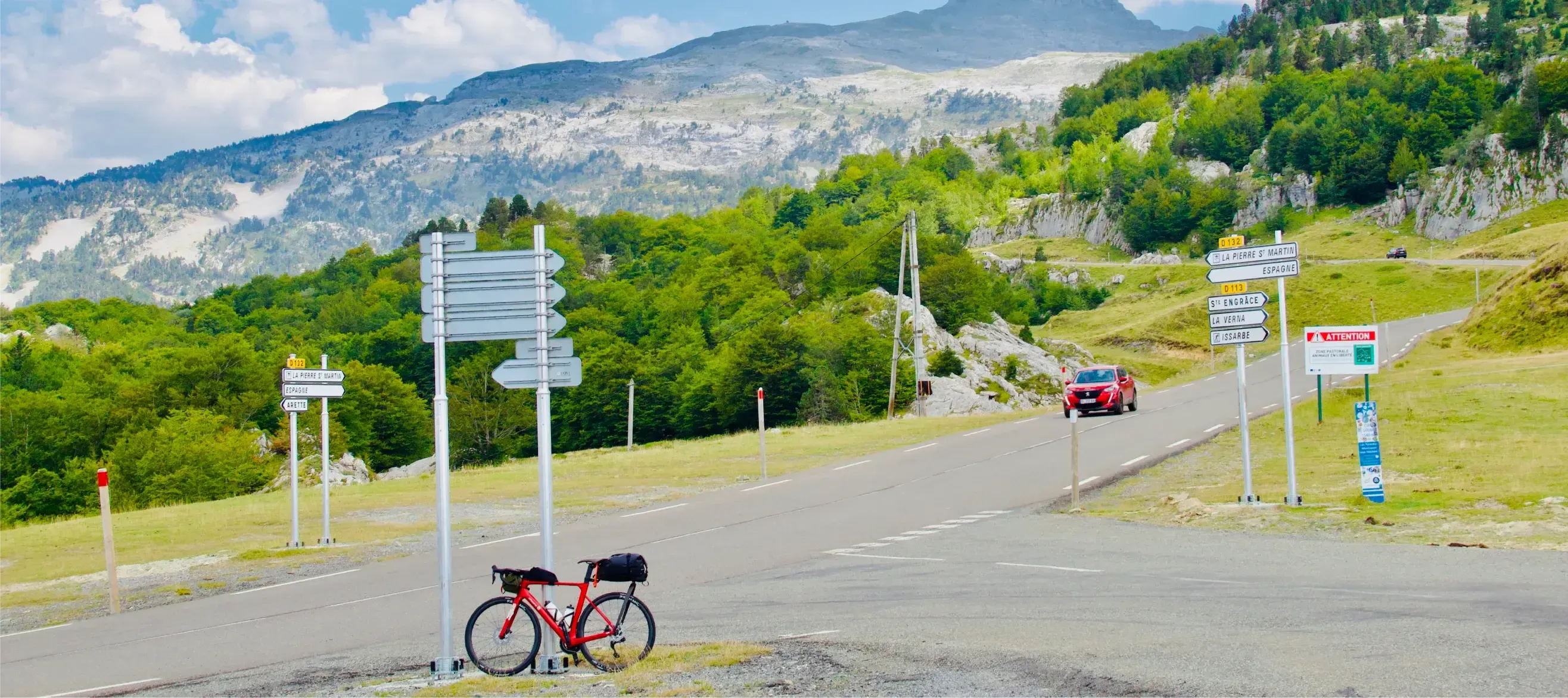 velo rouge col soudet