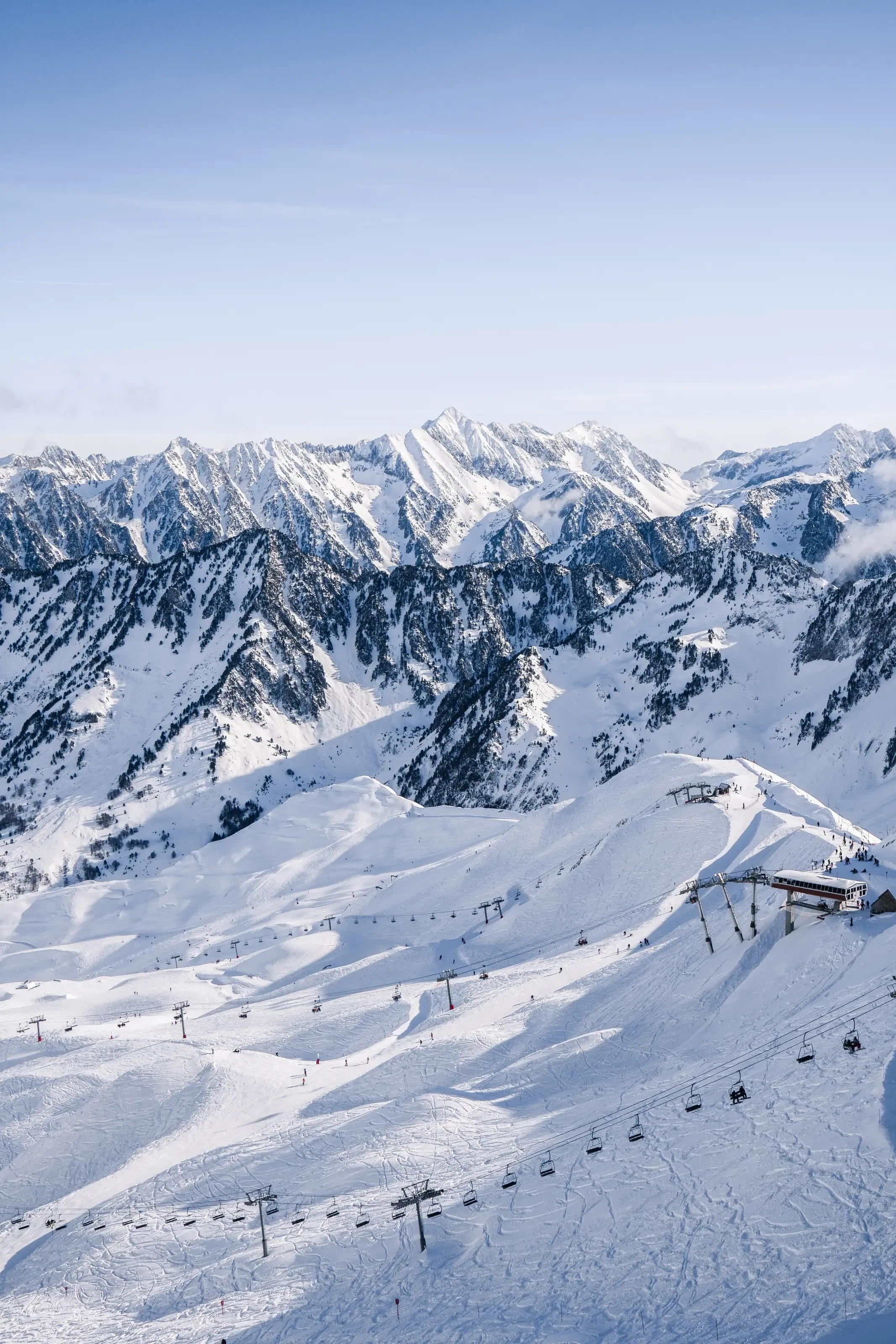 Montagnes eneigées Cauterets 