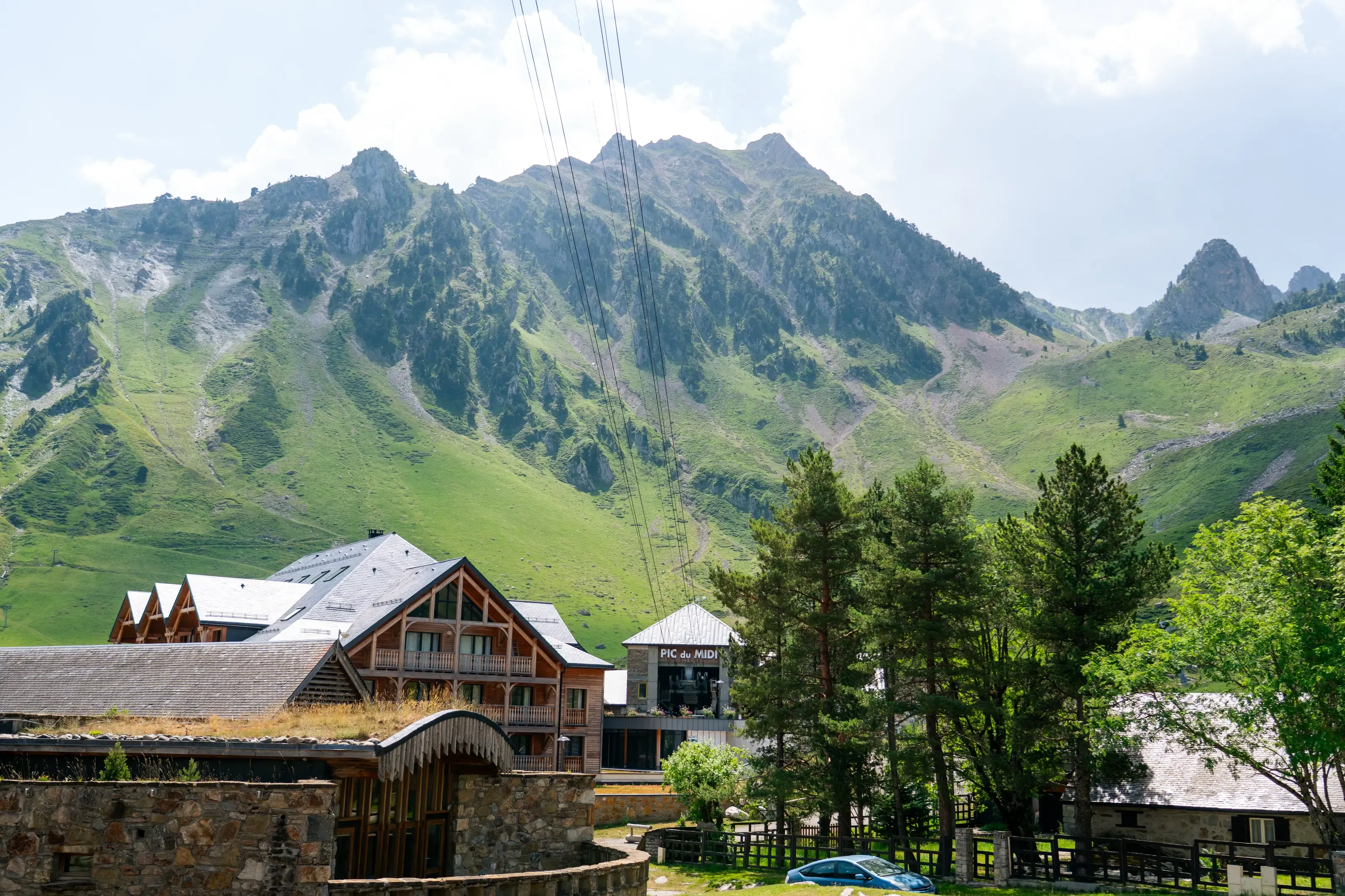 Village de la mongie en été