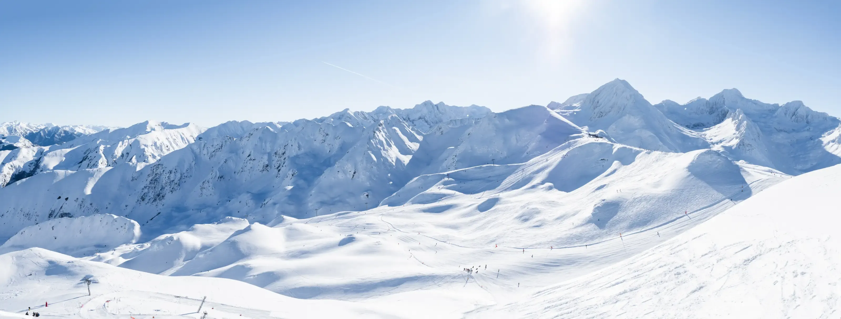 Vue depuis le col versant Agudes. 