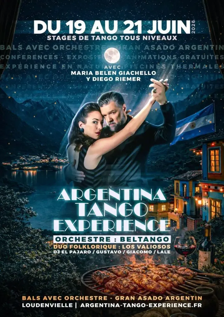 Affiche tango argentin
