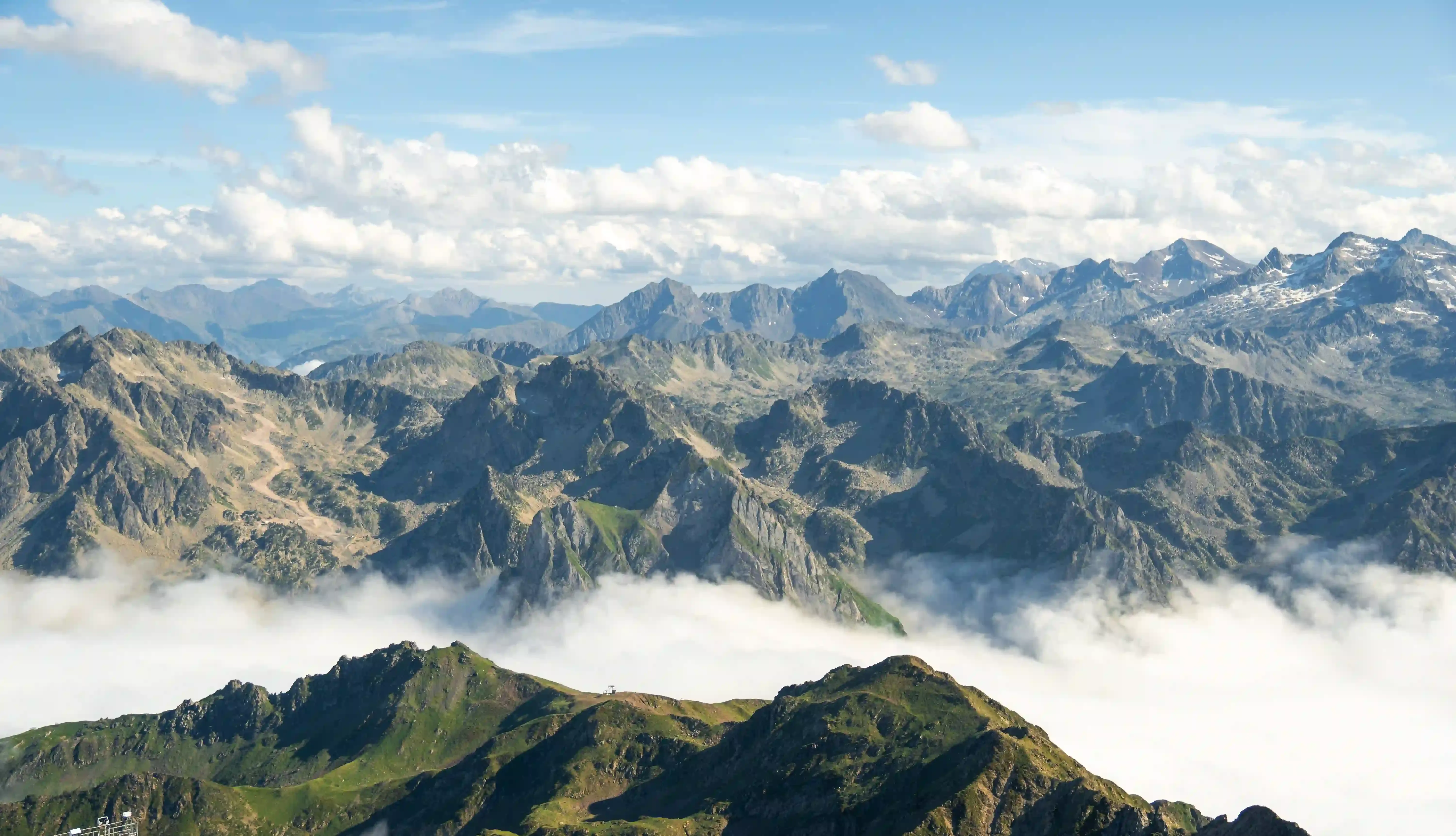 Image de la vue du pic du midi