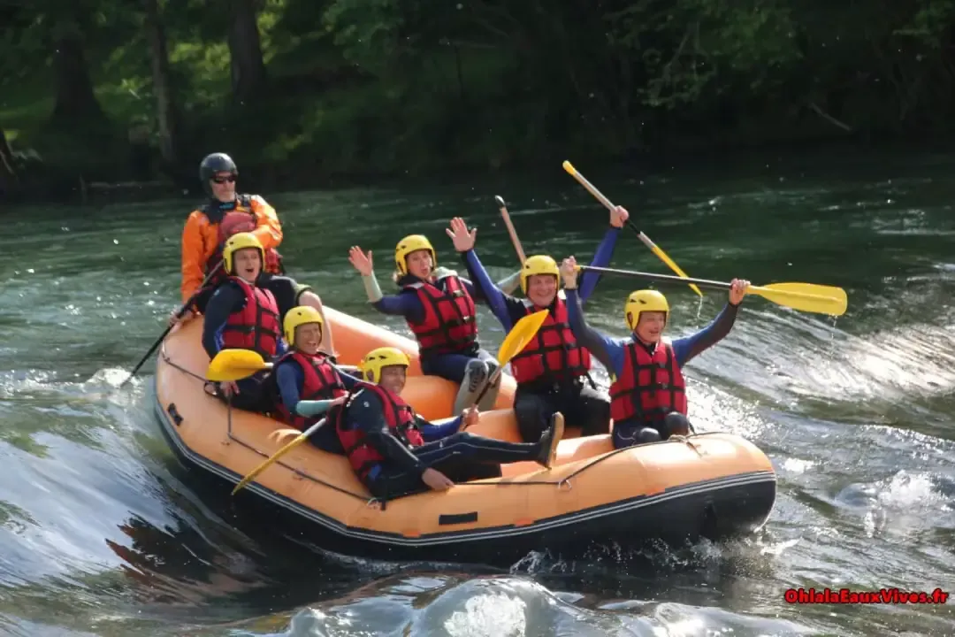 Descente en rafting du Gave de Pau entre Lourdes et Lestelle-Bétharram