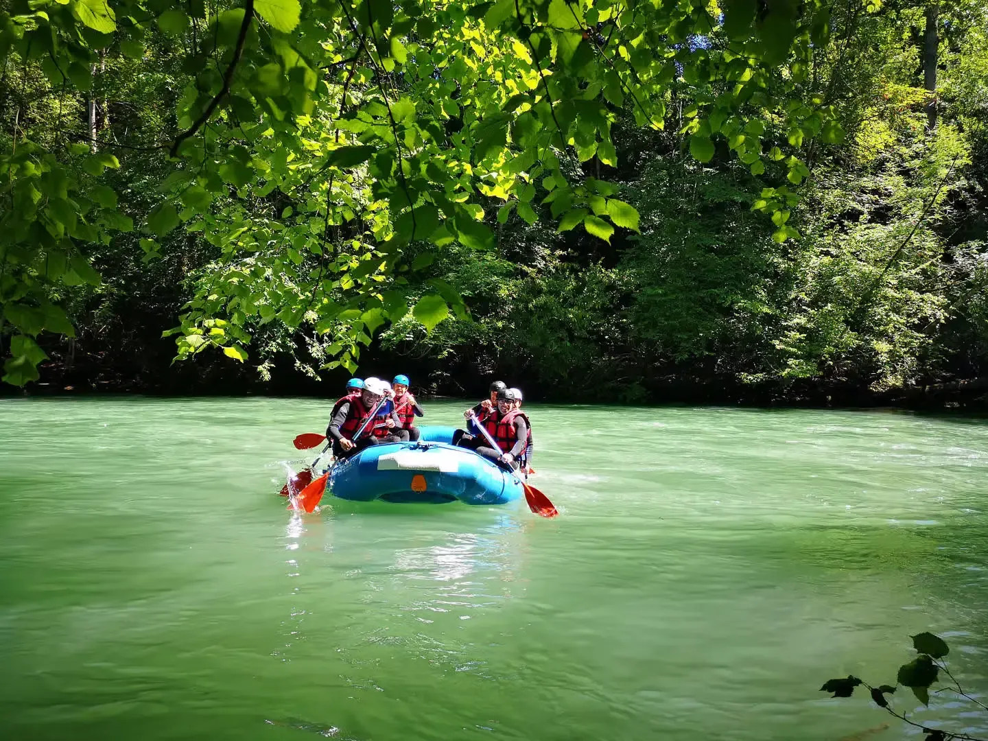 Rafting sur le gave d'Oloron