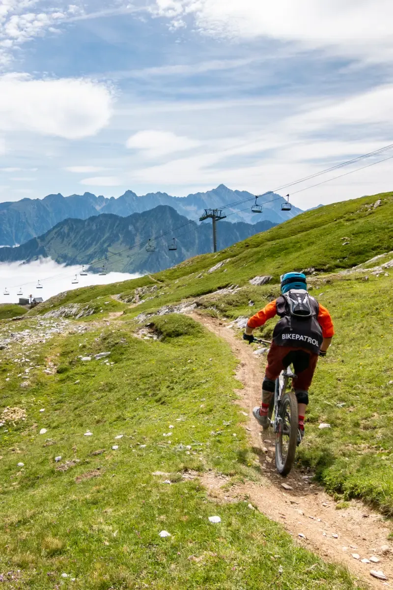 Bike Park Cauterets Lys - Paysage & singletrack