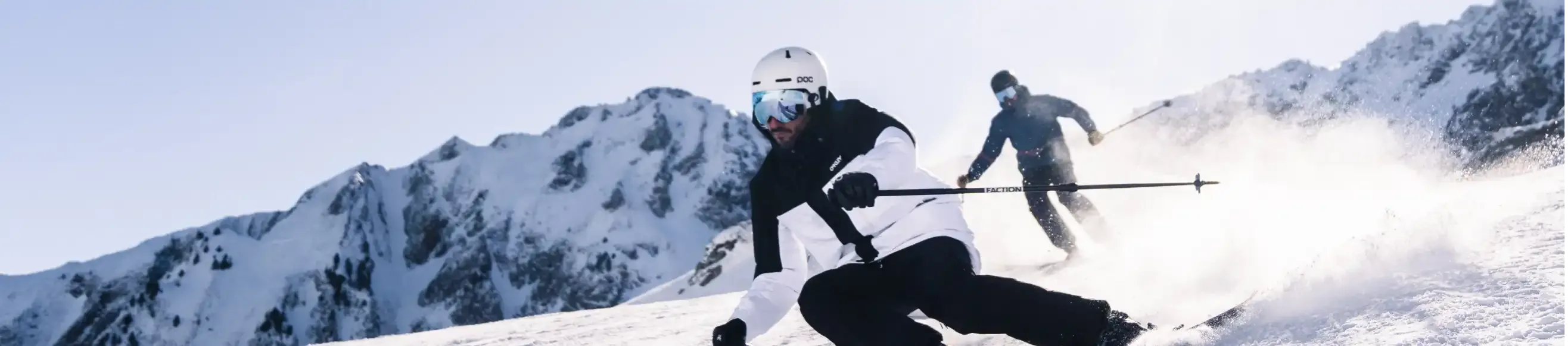Skier on the slopes of Luz Ardiden