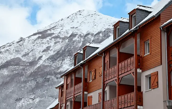 Building in the Pyrenees