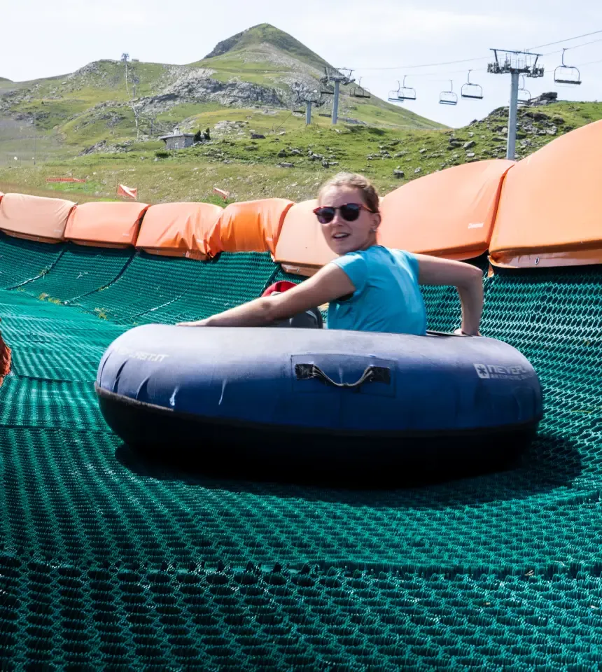 La Pierre Saint Martin - Descente en luge tubbing