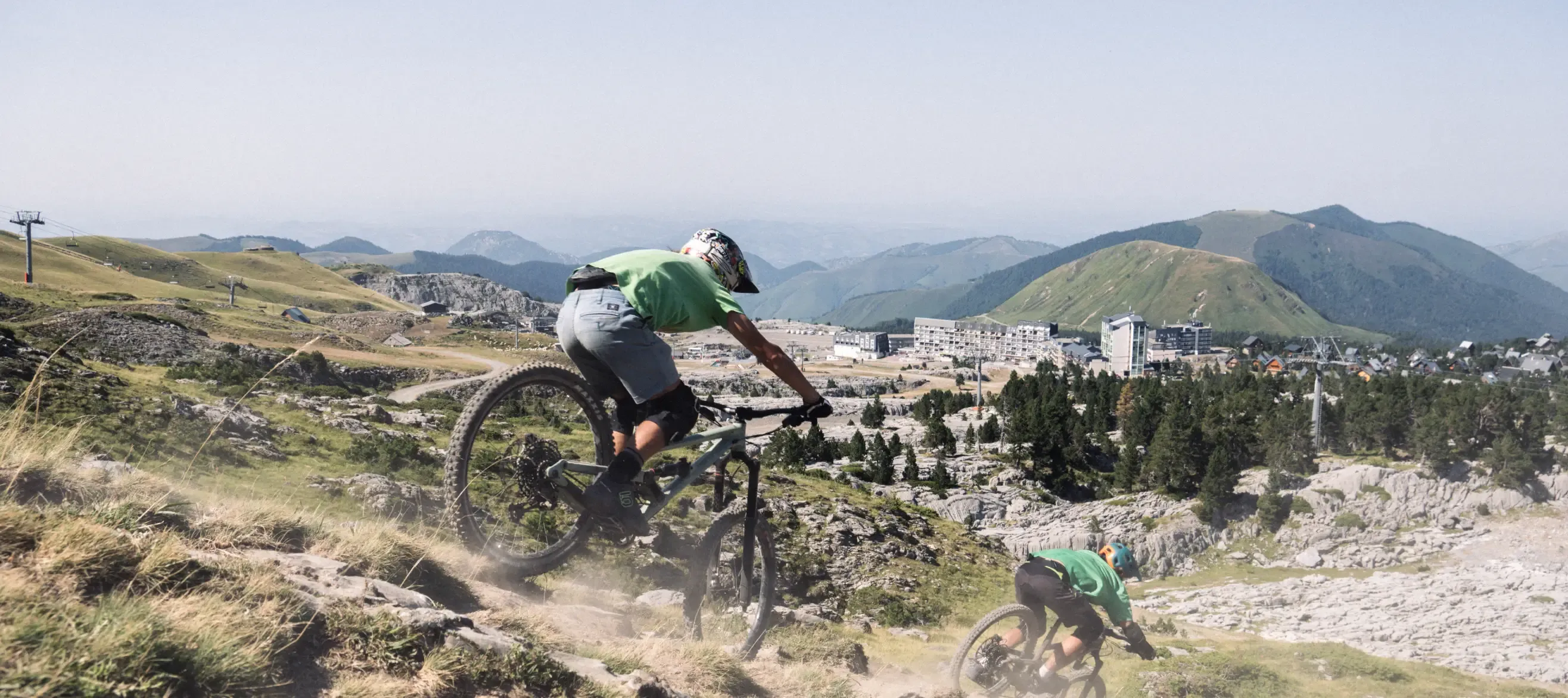 Rider en la Pierre Saint Martin Bike Park