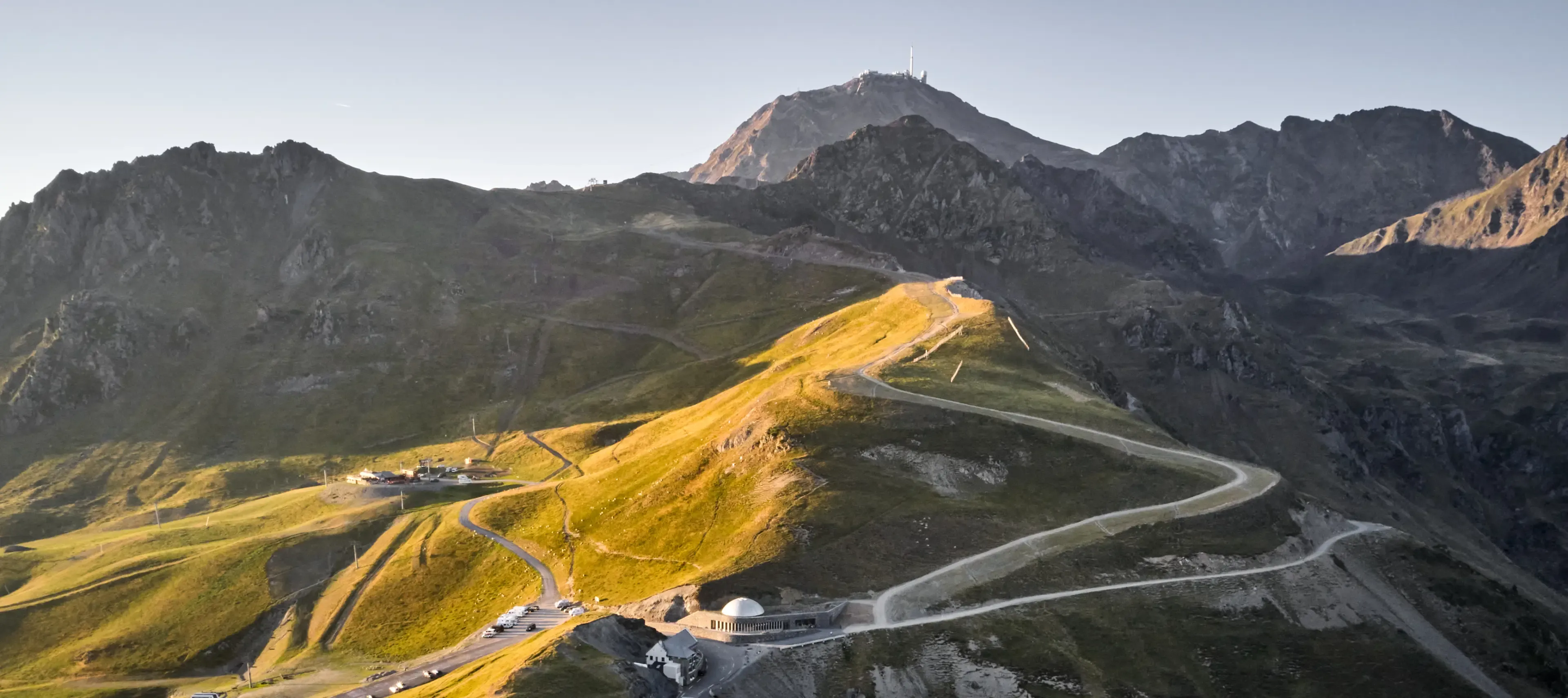 Vue de la maison du tourmalet