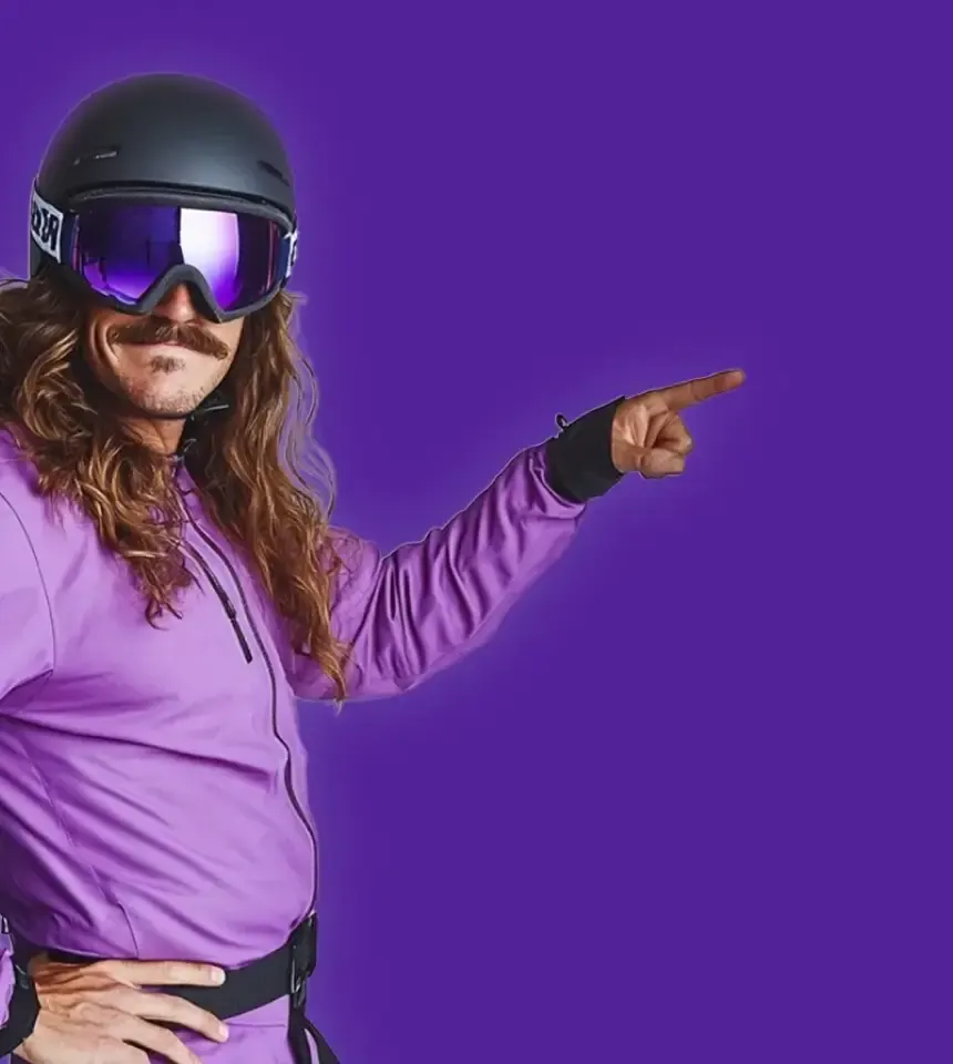 Tony No Souci pointant son doigt