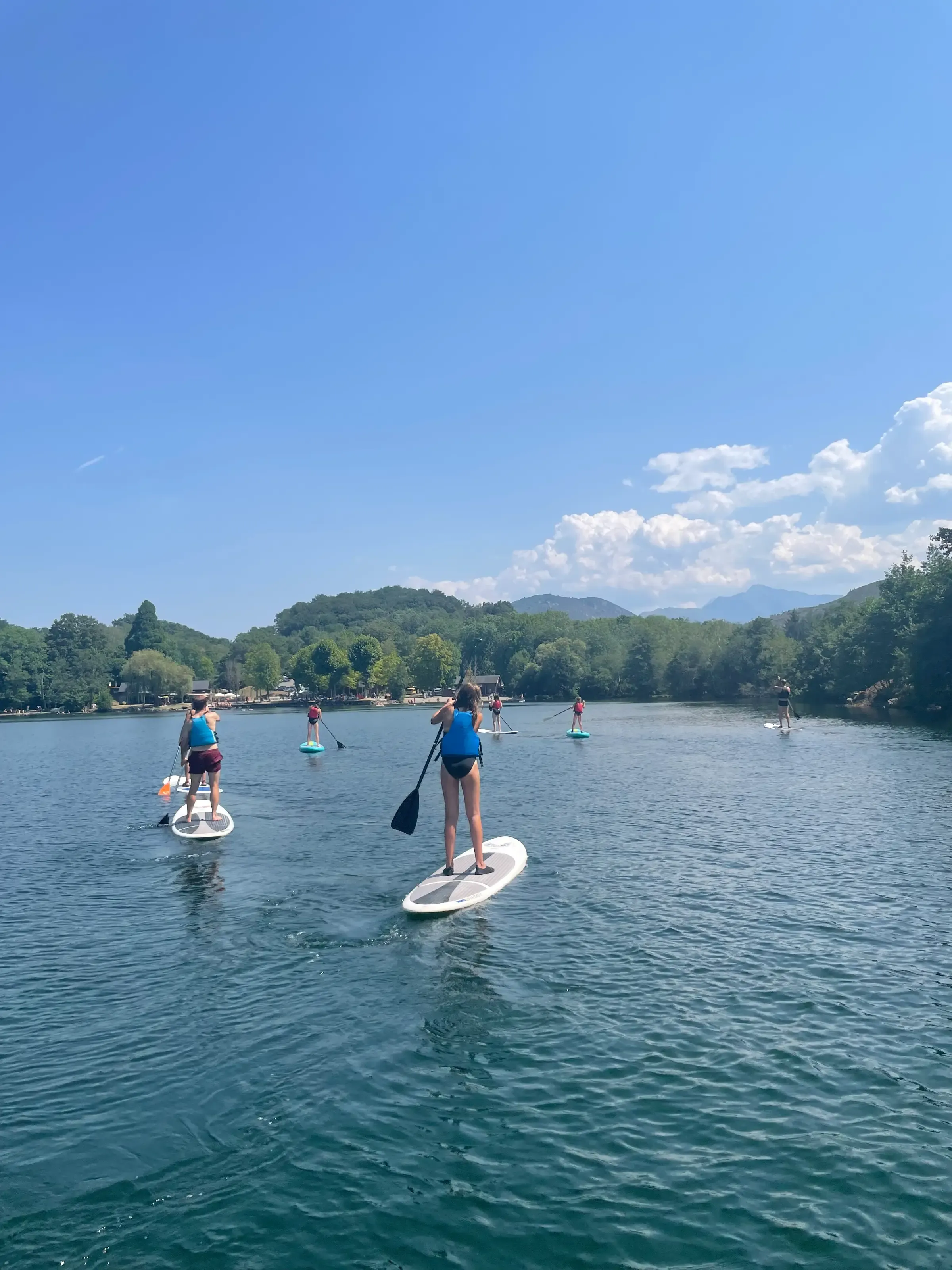 Paddle sur le lac de Lourdes