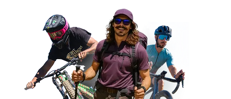 Randonneurs et cyclistes
