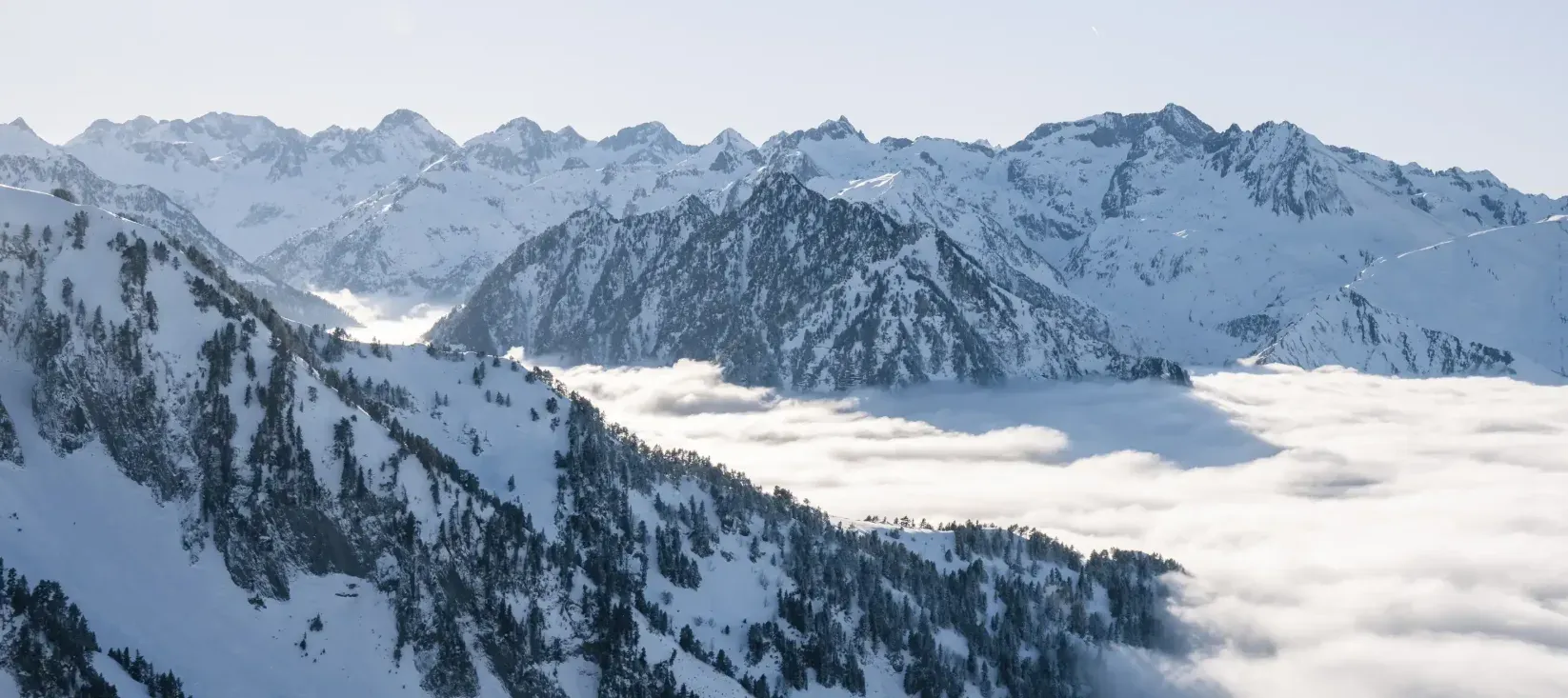 paysage enneige de luz ardiden