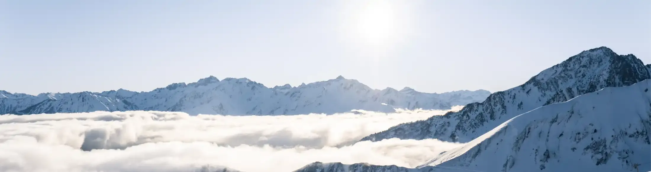 paysage hiver depuis luz ardiden
