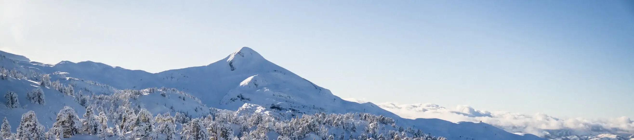 paysage hiver de la pierre saint martin