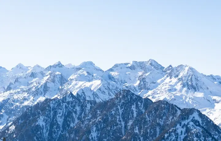A view of the Pyrenees chain