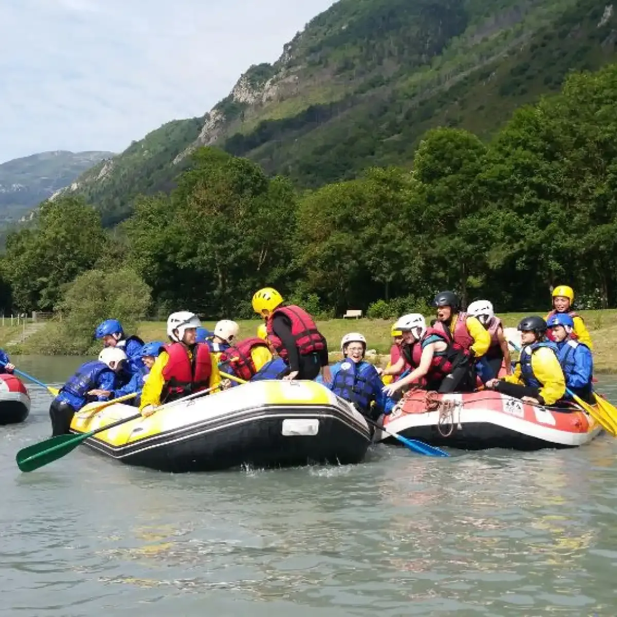 rafting dans les pyrenees