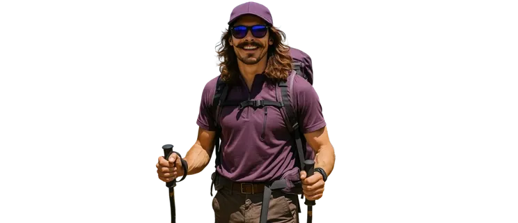 tony fait de la randonnée dans les Pyrénées
