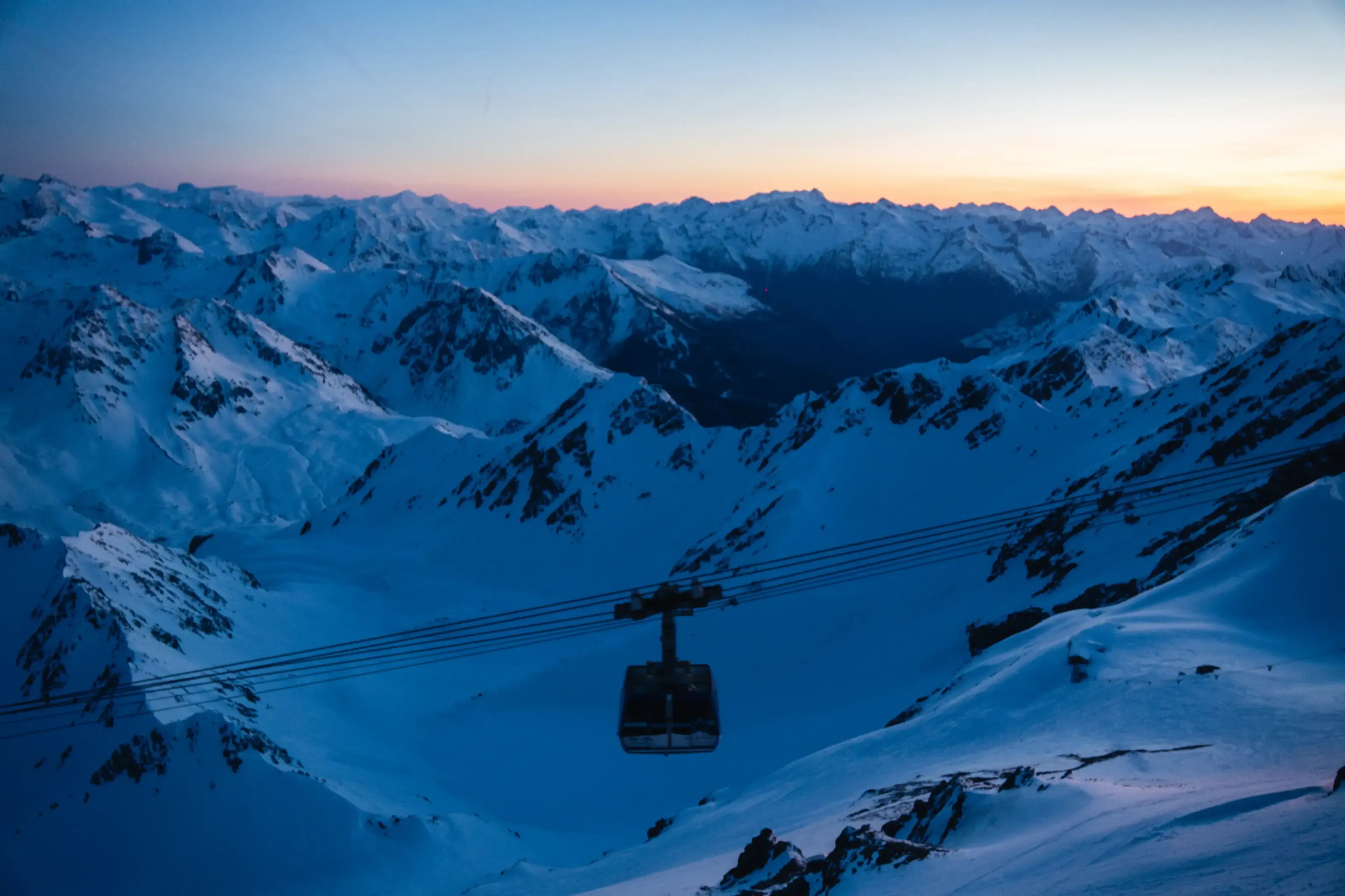 telepherique pic du midi de bigorre de nuit
